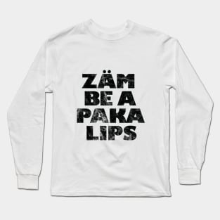 Zam Be a Paka Lips Long Sleeve T-Shirt